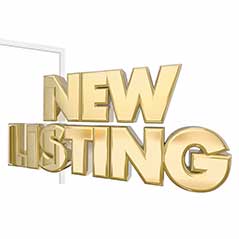 NEW LISTINGS